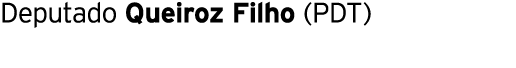 Deputado Queiroz Filho (PDT) 