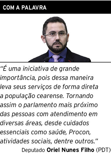 COM A PALAVRA   É uma iniciativa de grande importância, pois dessa maneira leva seus serviços de forma direta a popul   