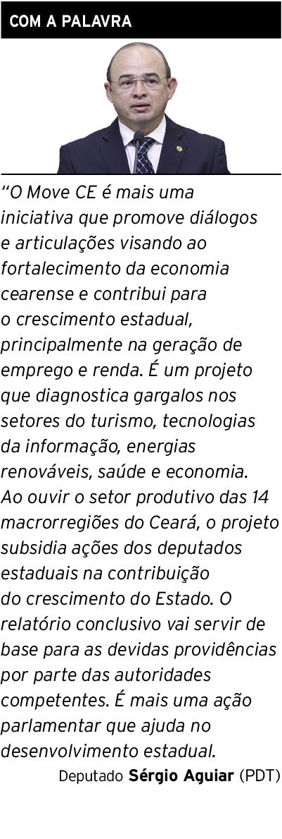 COM A PALAVRA   O Move CE é mais uma iniciativa que promove diálogos e articulações visando ao fortalecimento da econ   