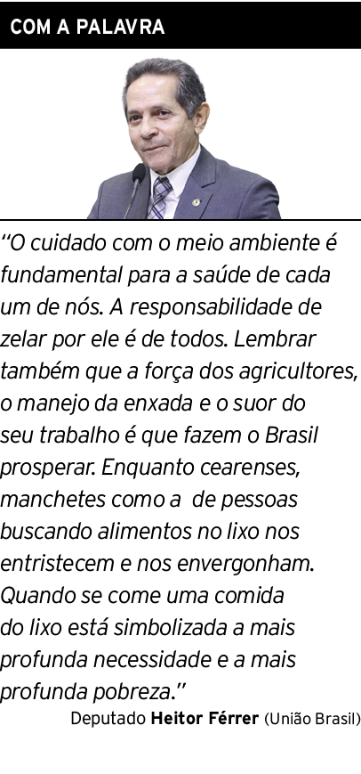 COM A PALAVRA ￼ “O cuidado com o meio ambiente  fundamental para a sa de de cada um de n s. A responsabilidade de ze...