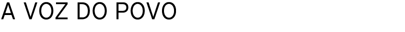 A VOZ DO POVO 