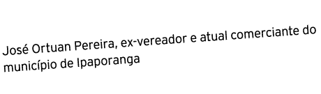 José Ortuan Pereira, ex vereador e atual comerciante do município de Ipaporanga