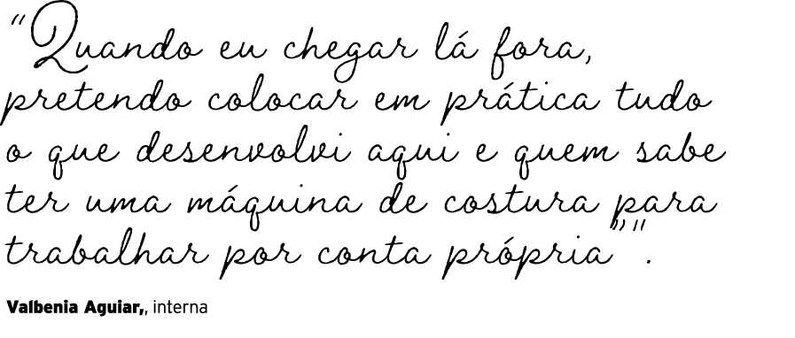 “Quando eu chegar l fora, pretendo colocar em pr tica tudo o que desenvolvi aqui e quem sabe ter uma m quina de cost...