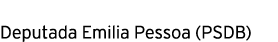 Deputada Emilia Pessoa (PSDB)