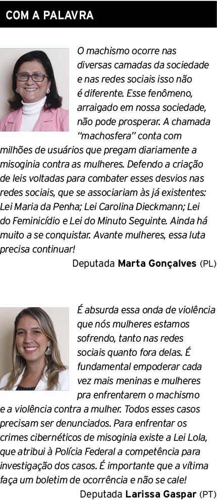 COM A PALAVRA ￼ O machismo ocorre nas diversas camadas da sociedade e nas redes sociais isso n o  diferente. Esse fe...