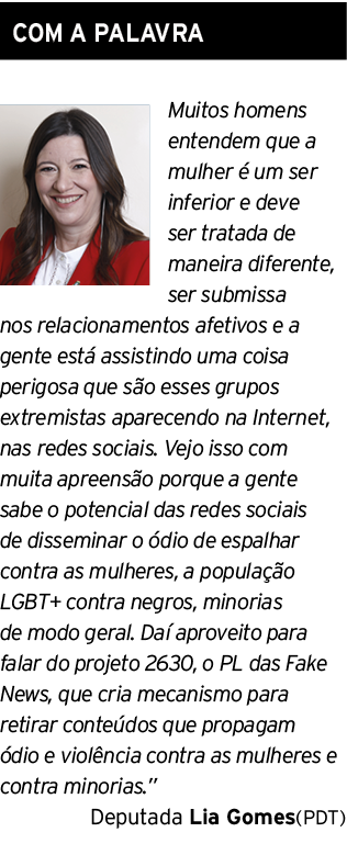 COM A PALAVRA ￼ Muitos homens entendem que a mulher  um ser inferior e deve ser tratada de maneira diferente, ser su...