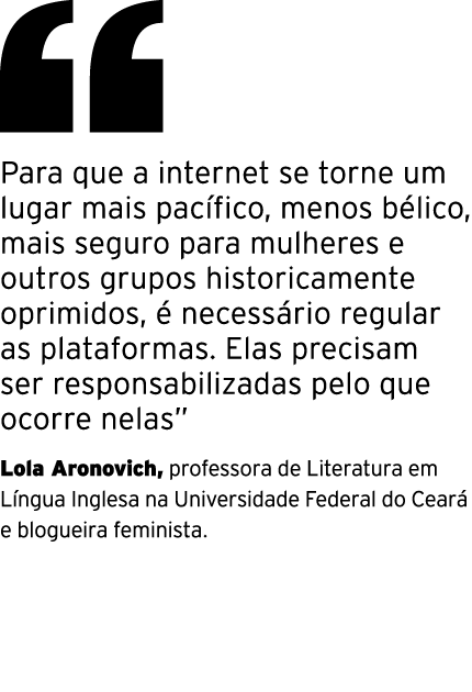 ￼ Para que a internet se torne um lugar mais pac fico, menos b lico, mais seguro para mulheres e outros grupos histor...