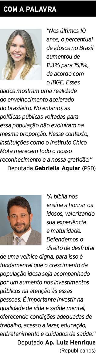 COM A PALAVRA ￼ “Nos ltimos 10 anos, o percentual de idosos no Brasil aumentou de 11,3% para 15,1%, de acordo com o ...