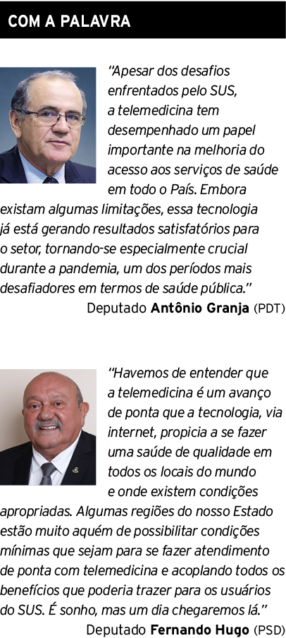 COM A PALAVRA ￼ “Apesar dos desafios enfrentados pelo SUS, a telemedicina tem desempenhado um papel importante na mel...